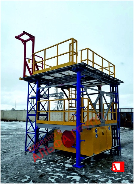 г.Сухой Лог. Полигон для практических работ на высоте  "АЛЬПИНИСТ" 03-02 установлен  в "СЛК ЦЕМЕНТ"